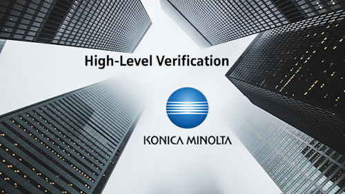 Konica Minolta 已證實能利用 Catapult HLS 平台進行 C++ 層級 Signoff
