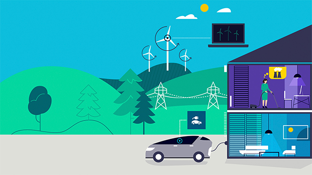 Infographies qui représentent un monde durable.
