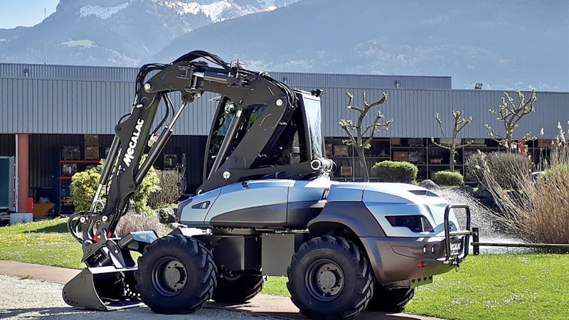 French construction machinery manufacturer uses Simcenter Amesim to develop first electric wheeled excavator 