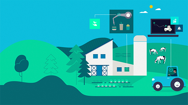 Infographies qui représentent un monde durable.