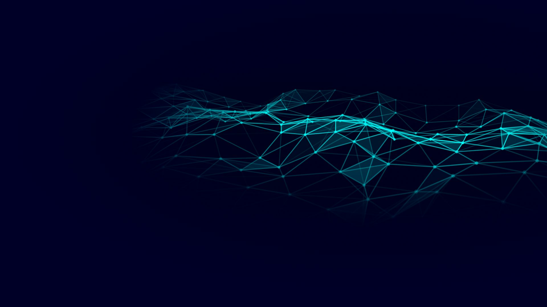 A complex network of interconnected lines and points, resembling a digital landscape or a neural network, conveying the concept of Calibre intelligence AI.