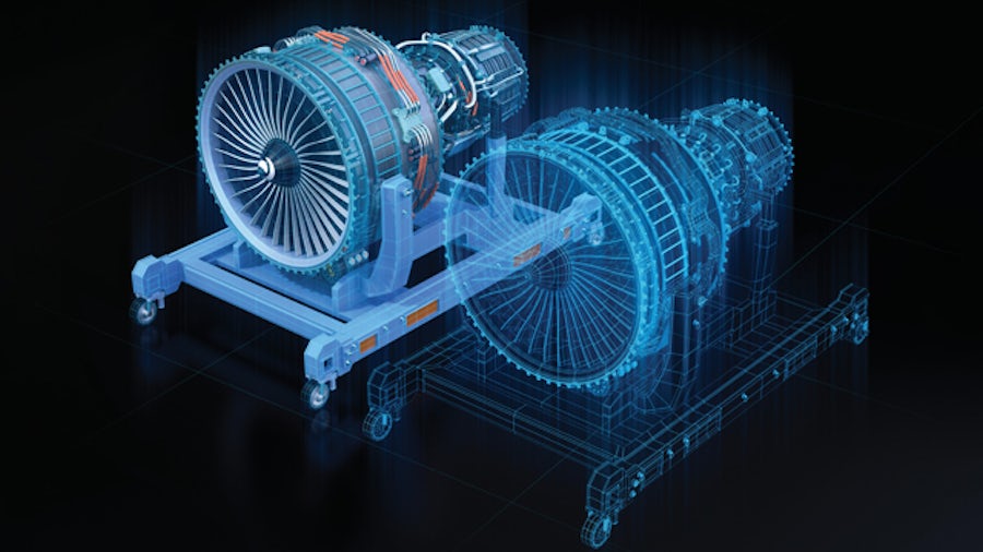 Digital twin of a turbo