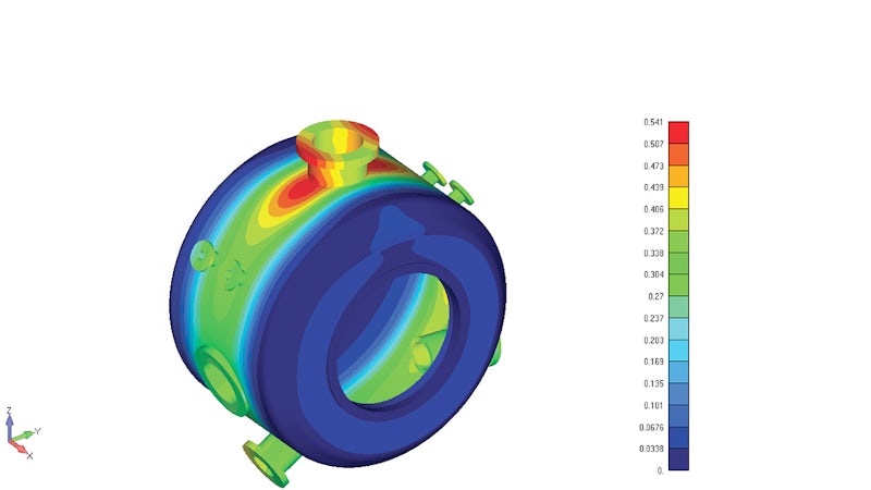 Pressure equipment design specialist achieves reliable results using Simcenter Femap with Nastran