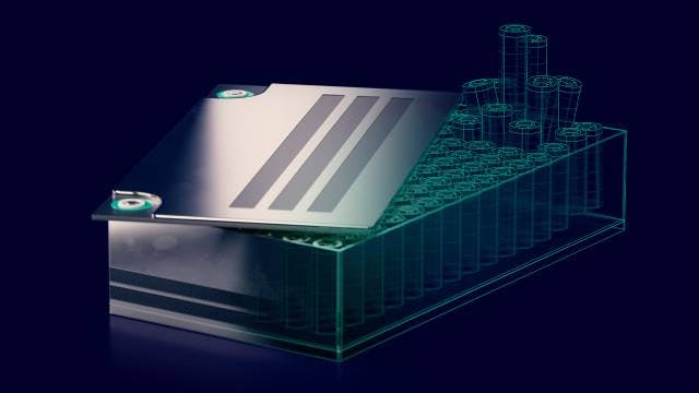 A digital representation of a battery product developed with streamlined methodology