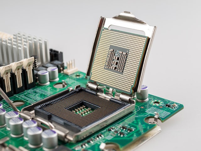Integrated Circuit Mount on a printed circuit board.