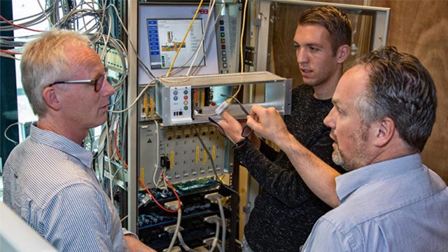 A few engineers are running infrastructure-type approval tests.