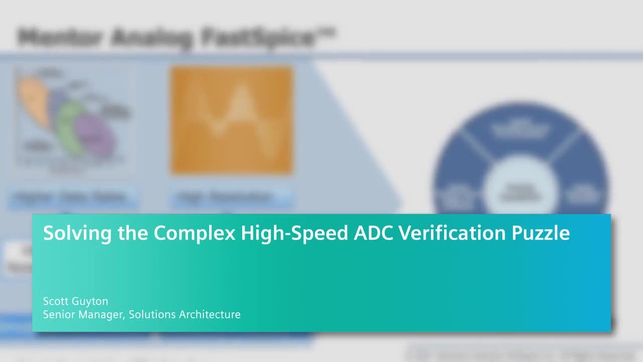 Solving the Complex High-Speed ADC Verification Puzzle
