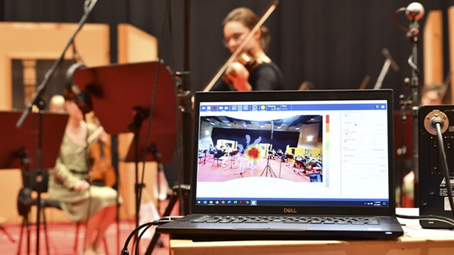 Se ha analizado una orquesta para localizar fuentes de sonido.