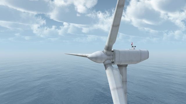 Propeller used for operational modal analysis.