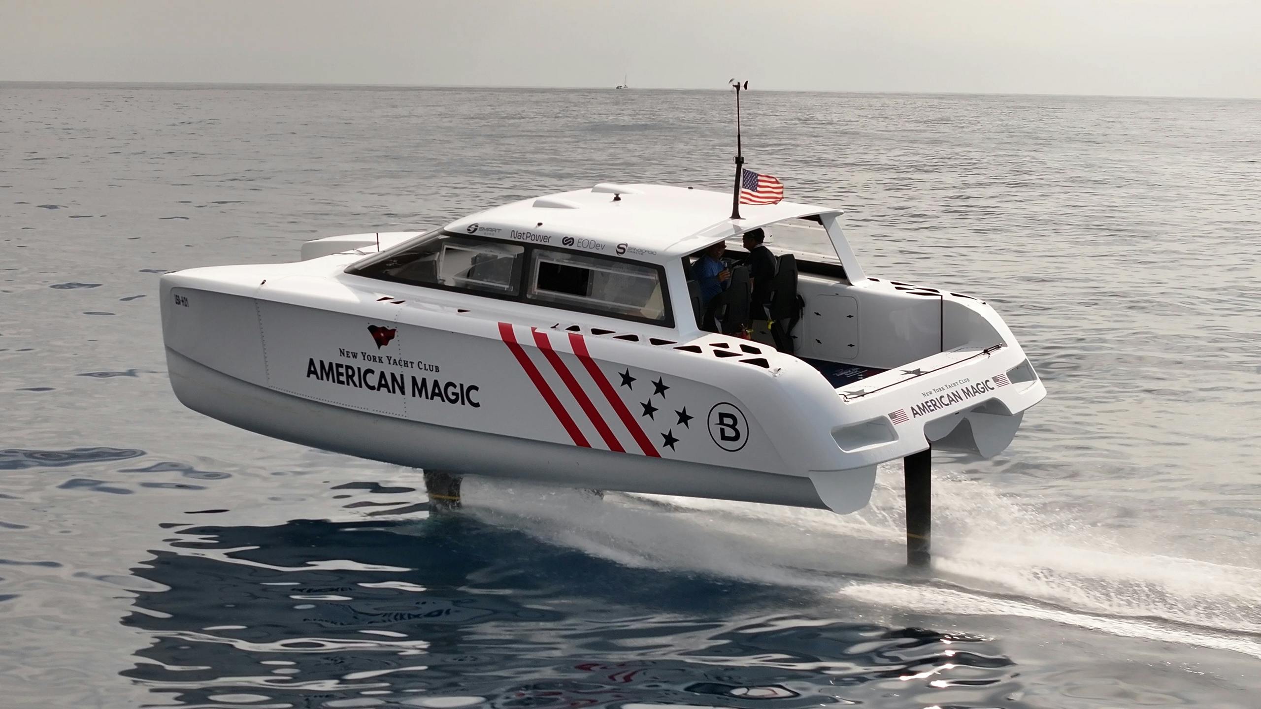 Using simulation to reduce development costs and power sustainable support vessels for America’s Cup competitors