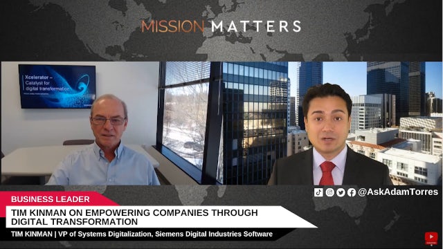 Capture d’écran de l’interview vidéo avec Mission Matters et Adam Torres