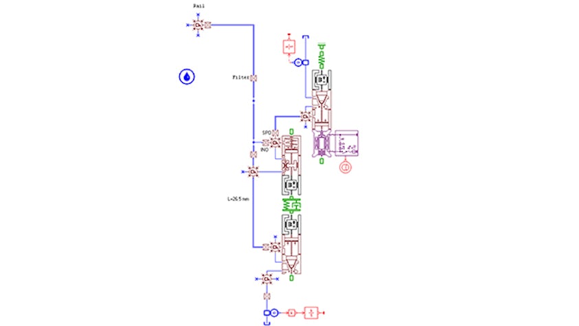 Modeling of the injector nozzle using Simcenter Amesim