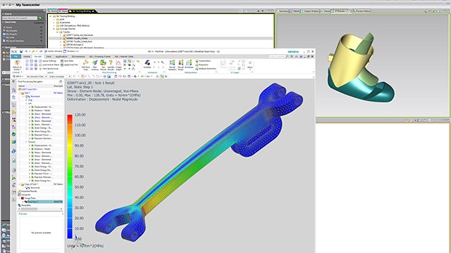 Using NX to perform structural analysis and kinematic simulations enabled ETH students to rapidly test and optimize the design of the TourBo articulated touring boot.