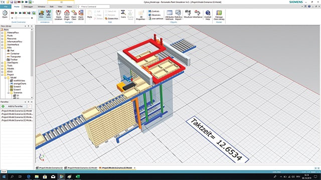 Solid Edge software to design custom conveyor system