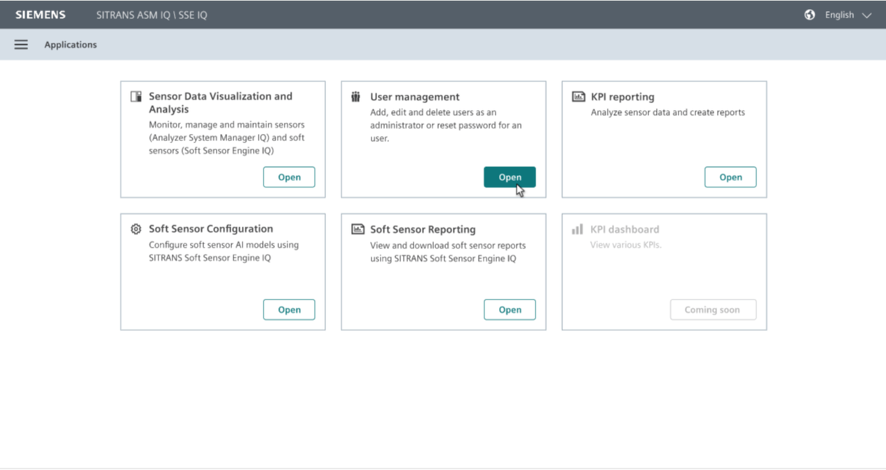 A diagram showing the Siemens application overview with various sections and icons. 
