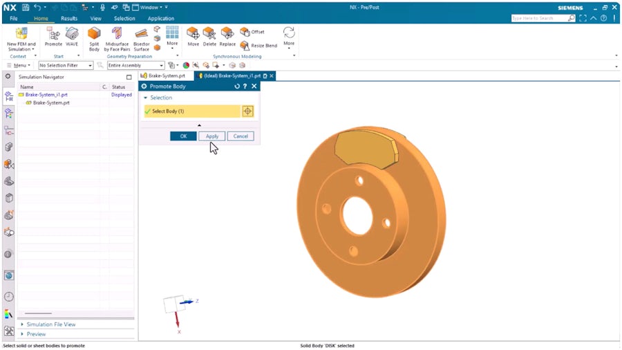 Simcenter thermal analysis demo video