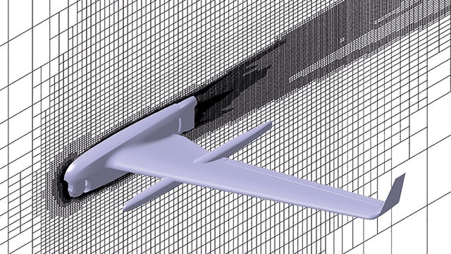 University research lab uses Simcenter FLOEFD to design tailless drone