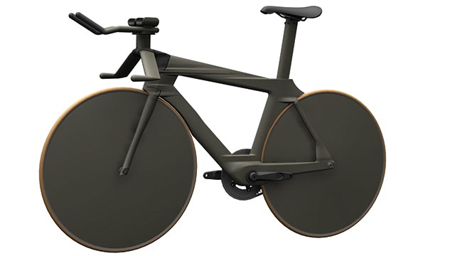 The use of freeform surfaces enables FES engineers to solve complex aerodynamic phenomena in the design of a bicycle frame like the track bicycle B10-5. Copyright: FES.