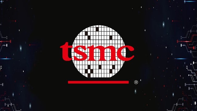 TSMC logo on background