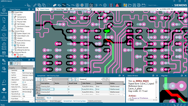 electrical rule checking with HyperLynx DRC.