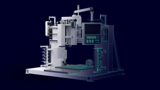 VR image of an industrial scale.