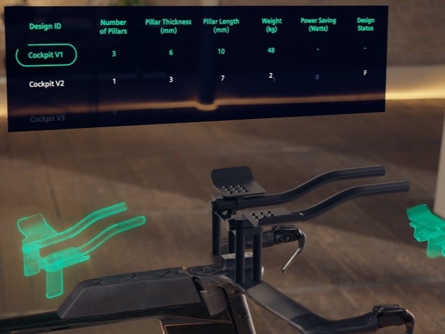 AI-suggested generative designs from Design Copilot NX, seen with NX Immersive Designer