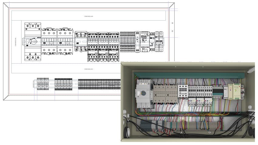 Intelligente elektrische Schalttafel-Konstruktion