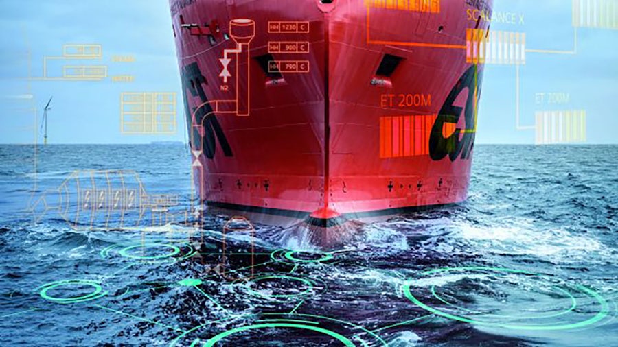 Large vessels have high frictional drag in the water