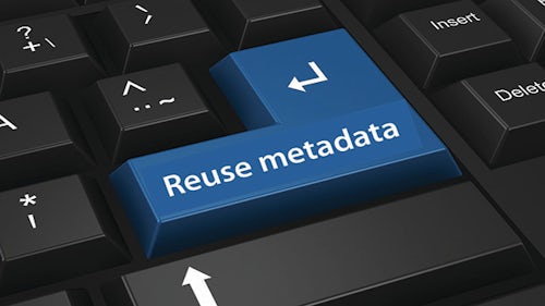 One-time design metadata generation significantly reduces runtime and resources usage for repetitive checking cycles | keyboard showing return key labeled “Reuse metadata”