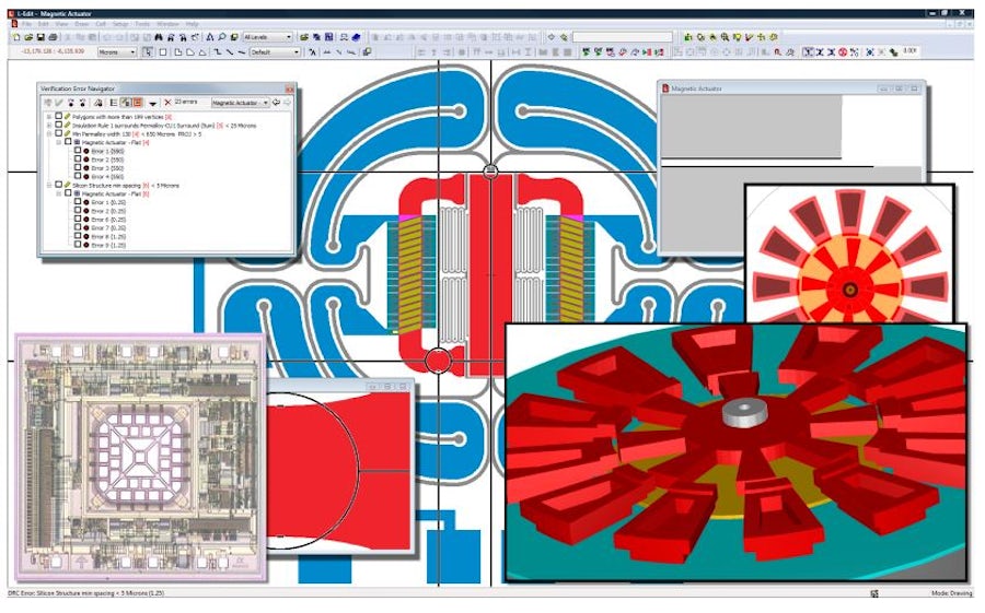 Tanner MEMS Design Flow