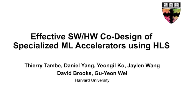 Effective SW/HW Co-Design of Specialized ML Accelerators using HLS