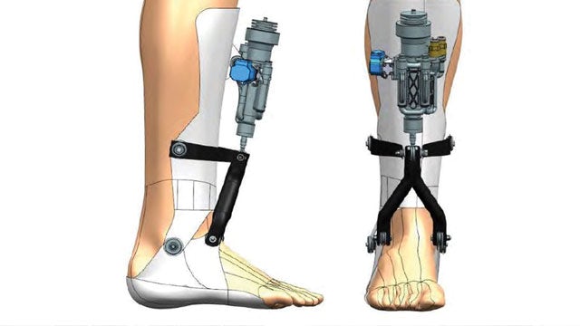 HES-SO uses Simcenter Amesim as a virtual test platform to rapidly select the best ankle exoskeleton design.