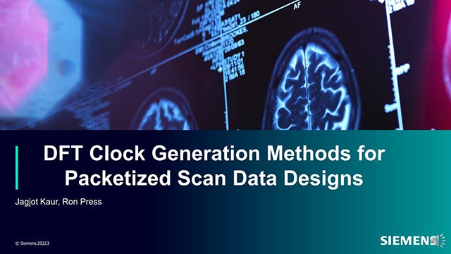 DFT clock generation methods for packetized scan data designs
