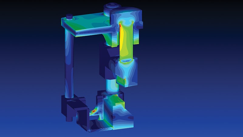 Aluminum foundry and extrusion plant maker optimizes projects with FEA
