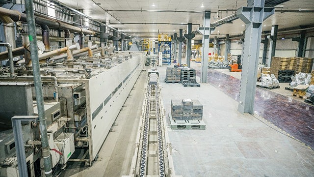 Engineering automated production lines for similar materials
