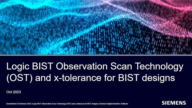 LogicBIST OST and x-tolerance for BIST designs