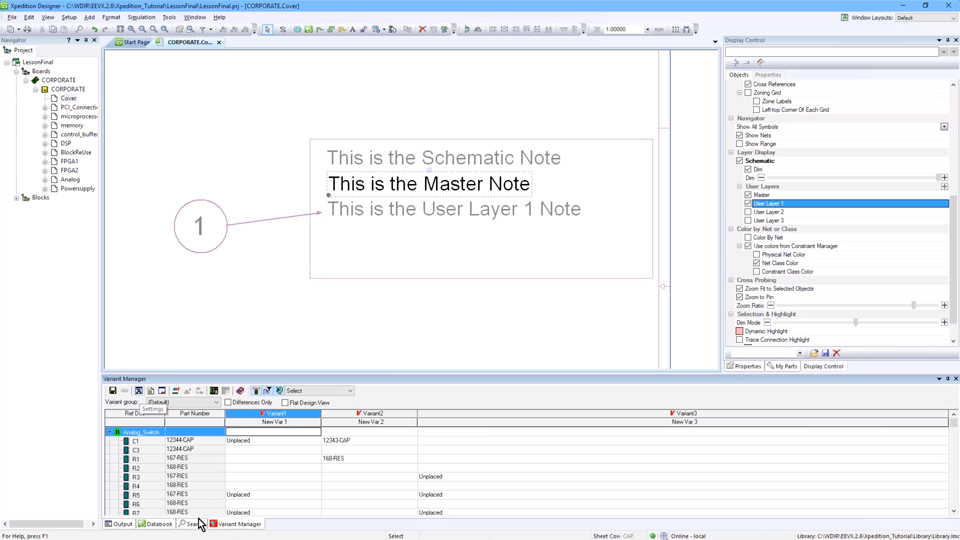 User defined layers