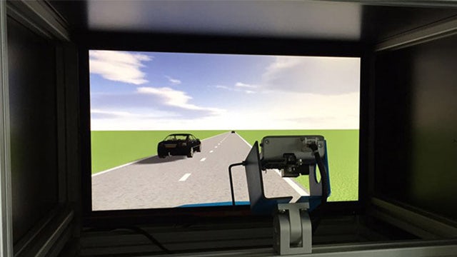 A visual from the Simcenter Prescan software.