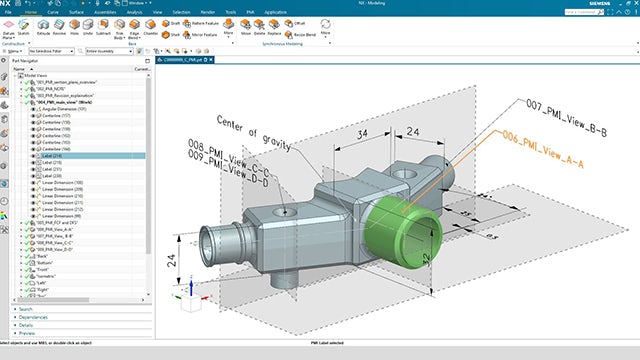 Siemens Energy turned to NX Model Based Definition using product manufacturing information embedded in the 3D models of components and assemblies rather than annotating 2D drawings. 