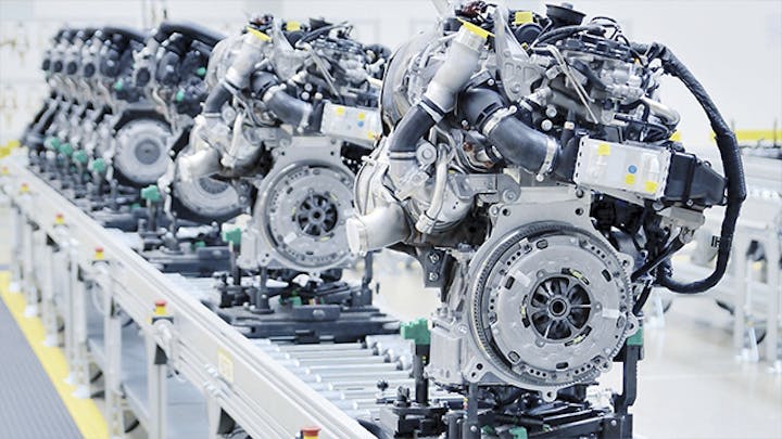 A visual of the multiple industrial machineries going through quality testing.