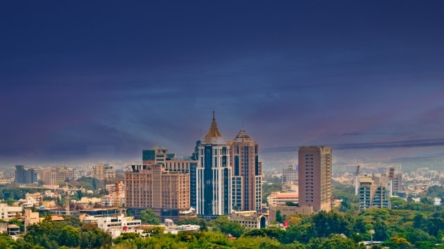 Skyline image of Bengaluru, the location of Realize LIVE India 2025.