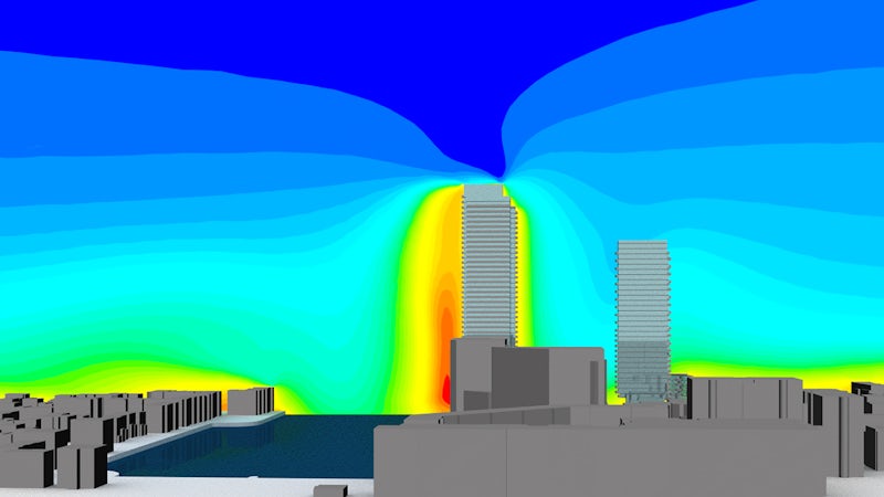 Assessing wind risks for architectural projects with Siemens solutions